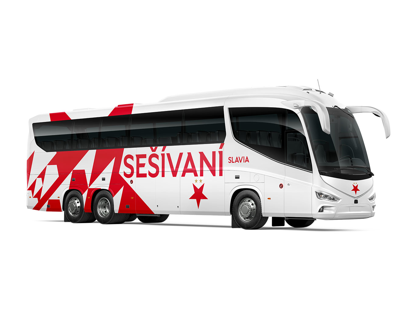 Slavia Rebranding - Identity Application Bus