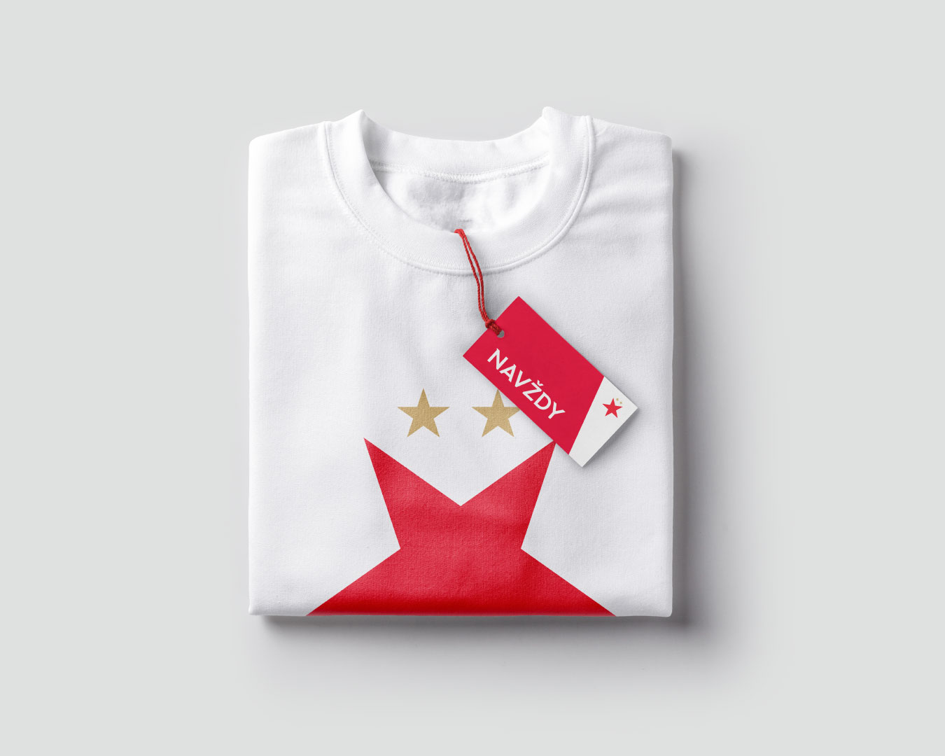 Slavia Rebranding - Identity Application T-Shirt