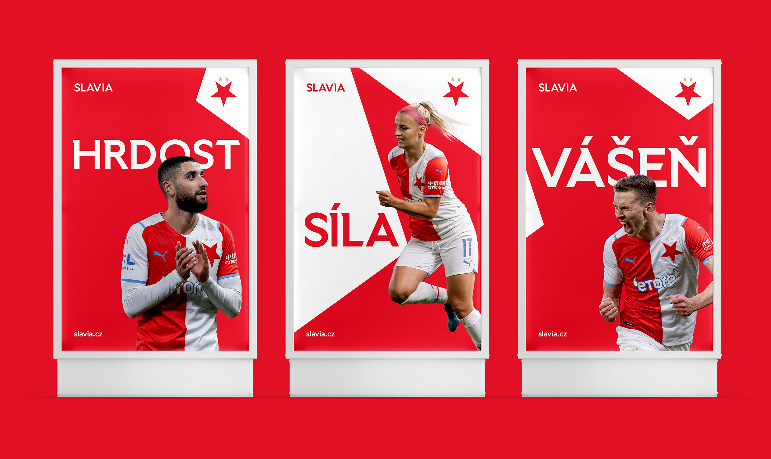 Slavia Rebranding - CLV posters